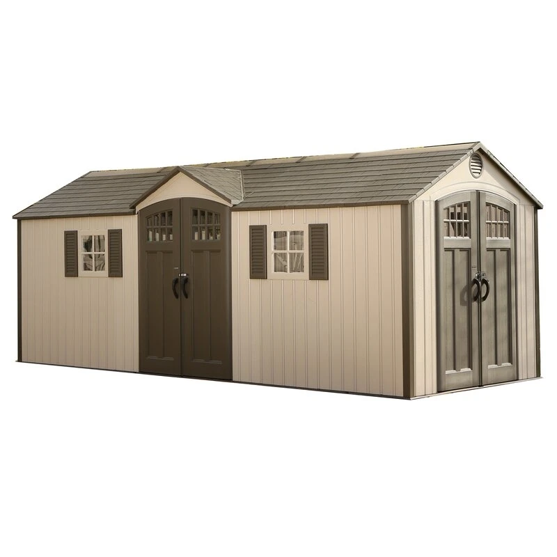 20 ft. x 8 ft. Garden Building Plastic Shed 2024 Hot sale - Image 3