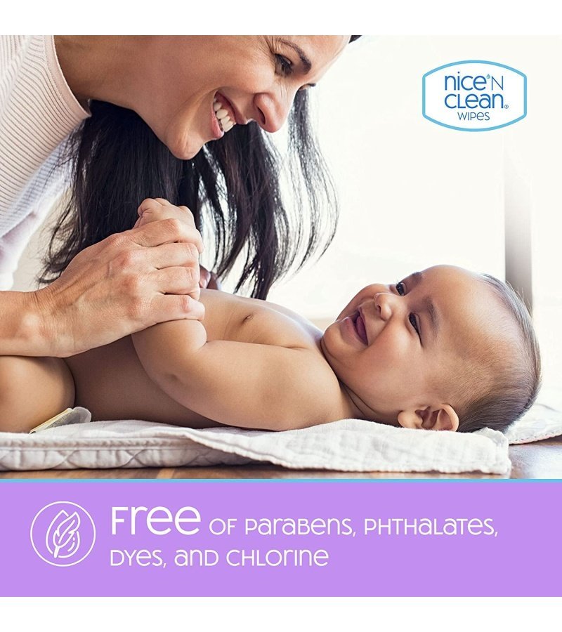 Nice ‘n Clean Unscented Baby Wipes (672 Total Wipes) | Ideal for Sensitive Skin | Hypoallergenic. Plastic-Free. Plant-Based Wet Wipes | Made w/ 100% Purified Water - Image 5