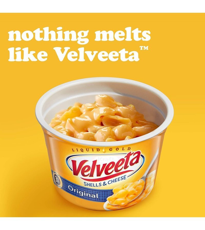 Velveeta Original Microwavable Shells & Cheese Cups 2.39 Ounce (Pack of 8) - Image 5