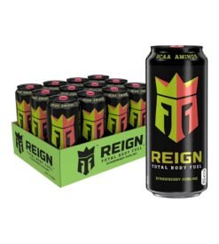 Reign Total Body Fuel. Strawberry Sublime. Fitness & Performance Drink. 16 Oz (Pack of 24)