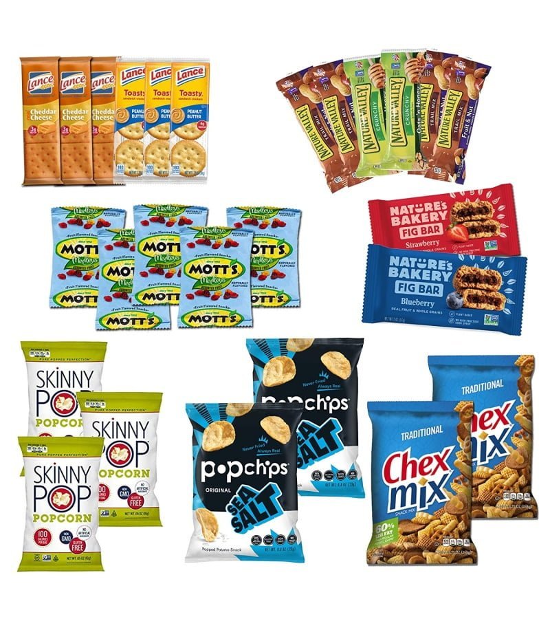 Healthy Snack Box Variety Pack Care Package (50 Count) Gift Basket.valentins day. College Student Crave Food Box. Nutritious Bars Chips. Birthday Sweet Treats for Adults Kids Teens Boys Girls - Image 3