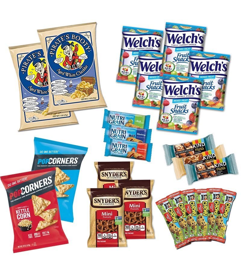 Healthy Snack Box Variety Pack Care Package (50 Count) Gift Basket.valentins day. College Student Crave Food Box. Nutritious Bars Chips. Birthday Sweet Treats for Adults Kids Teens Boys Girls - Image 2