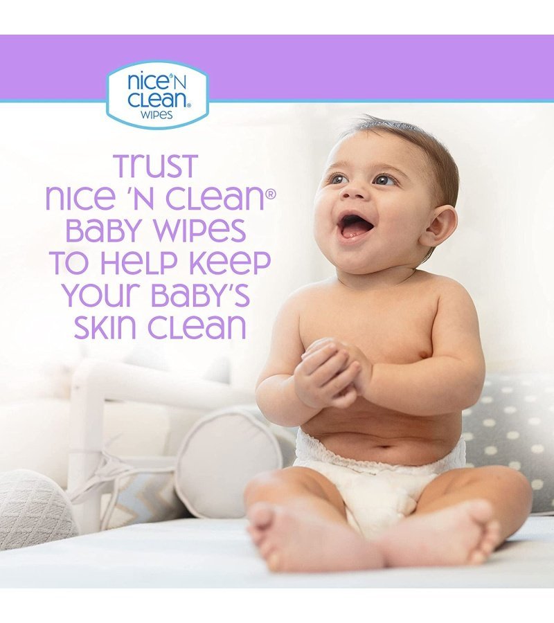 Nice ‘n Clean Unscented Baby Wipes (672 Total Wipes) | Ideal for Sensitive Skin | Hypoallergenic. Plastic-Free. Plant-Based Wet Wipes | Made w/ 100% Purified Water - Image 6