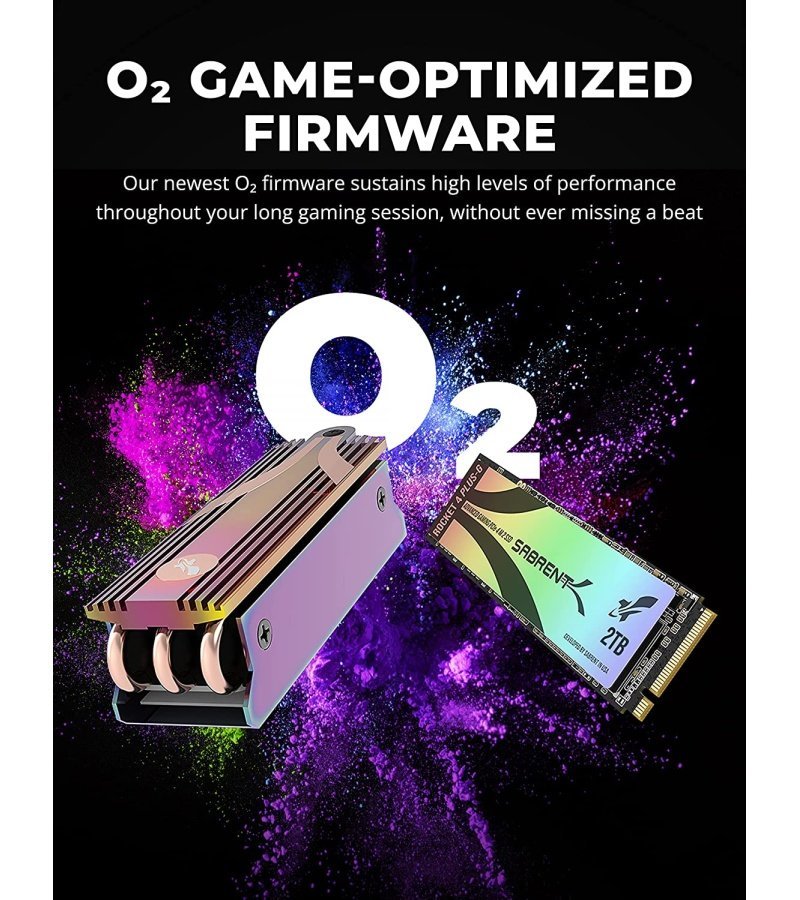 SABRENT Rocket 4 Plus-G 2TB Advanced Gaming M.2 PCIe NVMe SSD. up to 7GBps (SB-RKTG-2TB) - Image 2