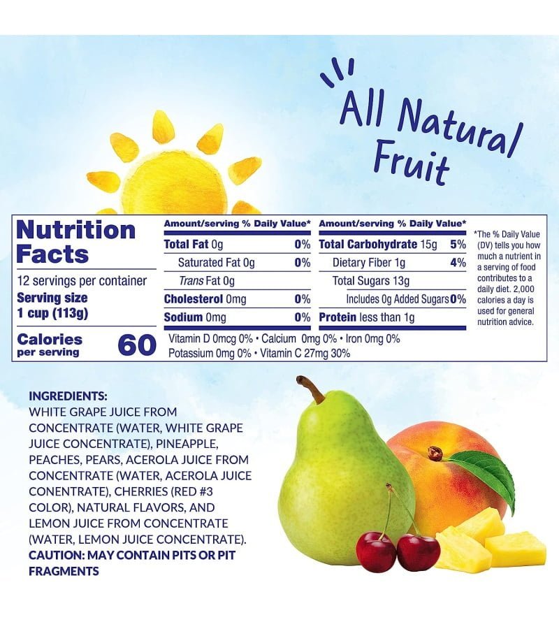 Dole Fruit Bowls Cherry Mixed Fruit in 100% Juice. Gluten Free Healthy Snack. 4 Oz. 12 Count - Image 4