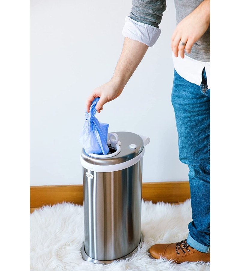 Ubbi Disposable Diaper Sacks. Lavender Scented. Easy-To-Tie Tabs. Diaper Disposal or Pet Waste Bags. 200 Count - Image 7