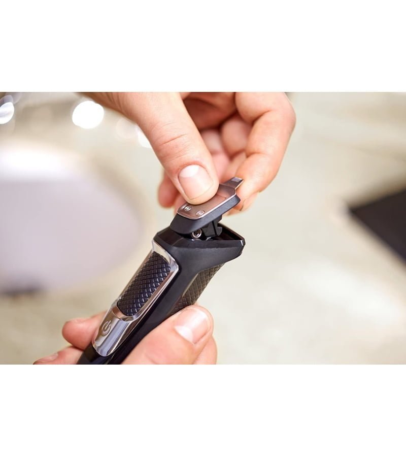 Philips Norelco Multigroomer All-in-One Trimmer Series 3000. 13 Piece Mens Grooming Kit. for Beard. Face. Nose. and Ear Hair Trimmer and Hair Clipper. NO Blade Oil Needed. MG3750/60 - Image 12