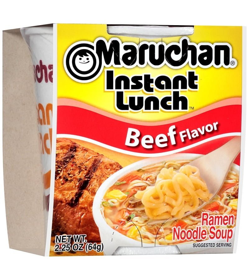 Maruchan Instant Lunch Beef. 2.25 Oz. Pack of 12 - Image 3