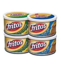 Fritos Dip Variety Pack. Bean & Jalapeno Cheddar. 9oz Cans ?C 4 Count (Pack of 1)