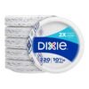 Dixie Paper Plates. 10 1/16 inch. Dinner Size Printed Disposable Plate. 44 Count (Pack of 5) . Packaging and Design May Vary