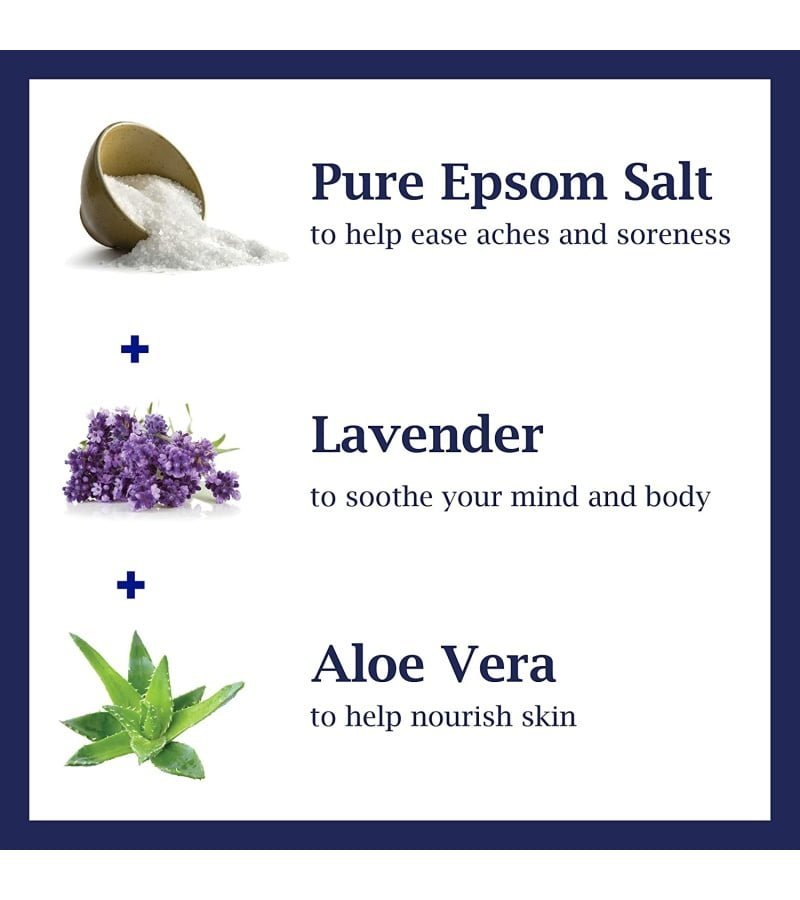 Dr Teal-s Foaming Bath with Pure Epsom Salt. Soothe & Sleep with Lavender. 34 fl oz (Pack of 4) - Image 3