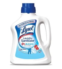Lysol Laundry Sanitizer Additive. Bacteria-Causing Laundry Odor Eliminator. 0% Bleach Laundry Sanitizer. color. . Multi 90 Fl Oz Crisp Linen