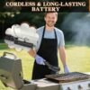🍖 Cordless Electric BBQ Brush Cleaner – Deep Cleaning, Long Handle & Rechargeable 🔋50% OFF NOW! 🔥